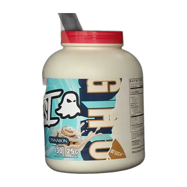 GHOST Whey — Cinnabon · 25 g proteína